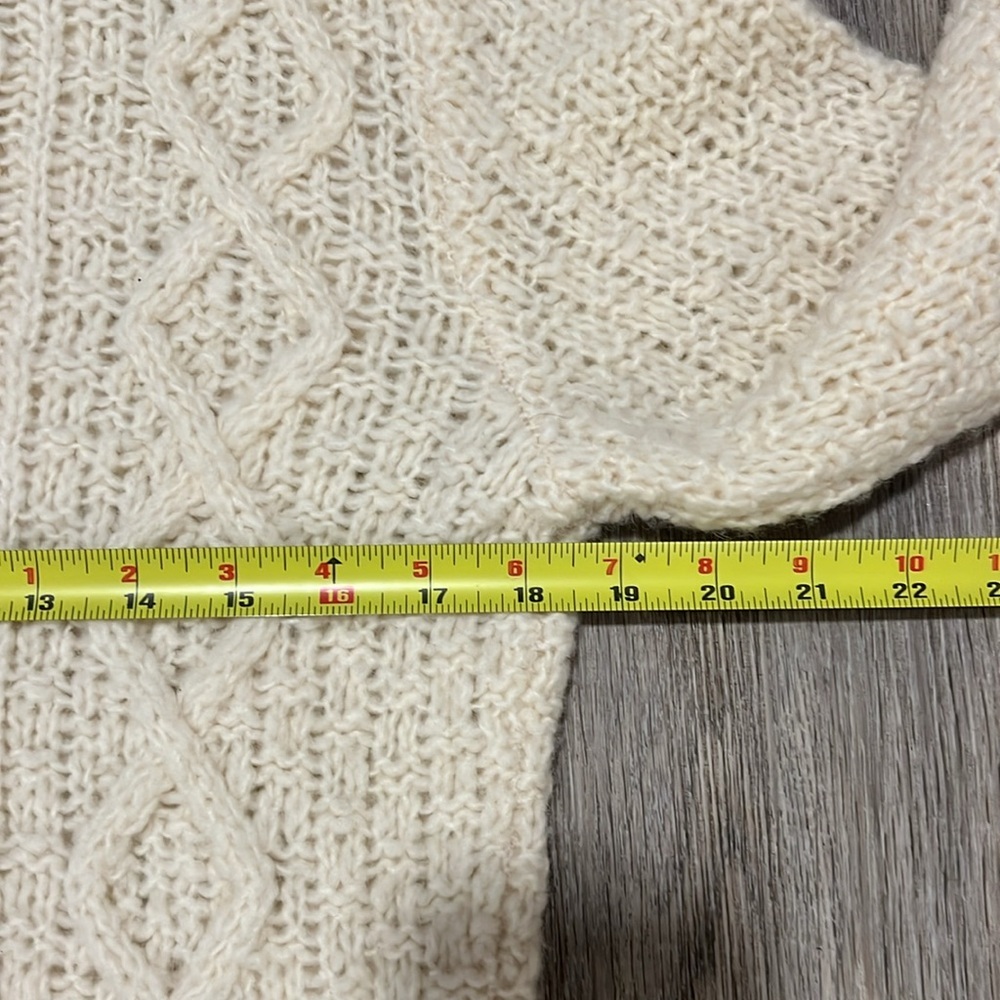 Gap Wool/Camel Hair Turtle Neck With Buttons Knit Sweater​ - Picture 9 of 13